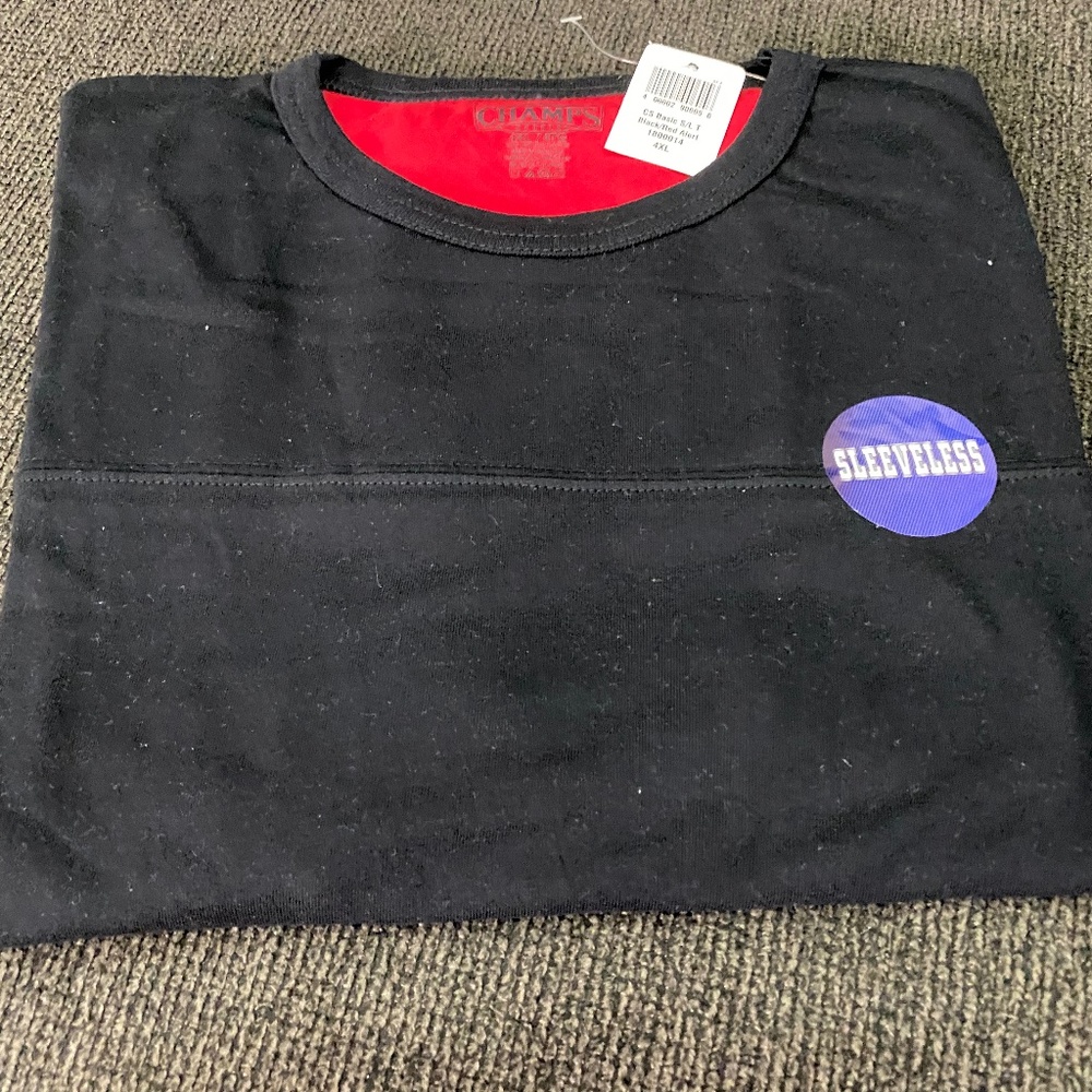 Champs Sports 4XL Sleeveless T-Shirt Black New